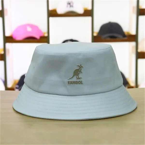 Kangol Fisherman Hat Sun Famel Tide Marka twarz Mała filtr przeciwsłoneczny oddychający stały kolor mody para Q07032279