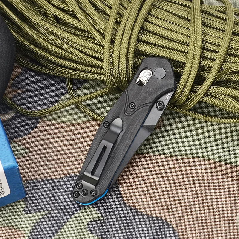 Benchmade Mini 945 OSBORNE cuchillo plegable S30V hoja G10 manijas al aire libre Camping caza bolsillo táctico EDC utilidad Knives171F