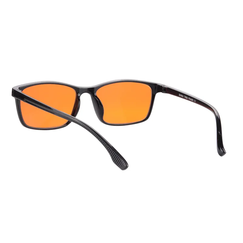 ordinateur hommes prescription TR90 lumière bloquant bleu komputer lunettes mâle 2021 Orange lentilles