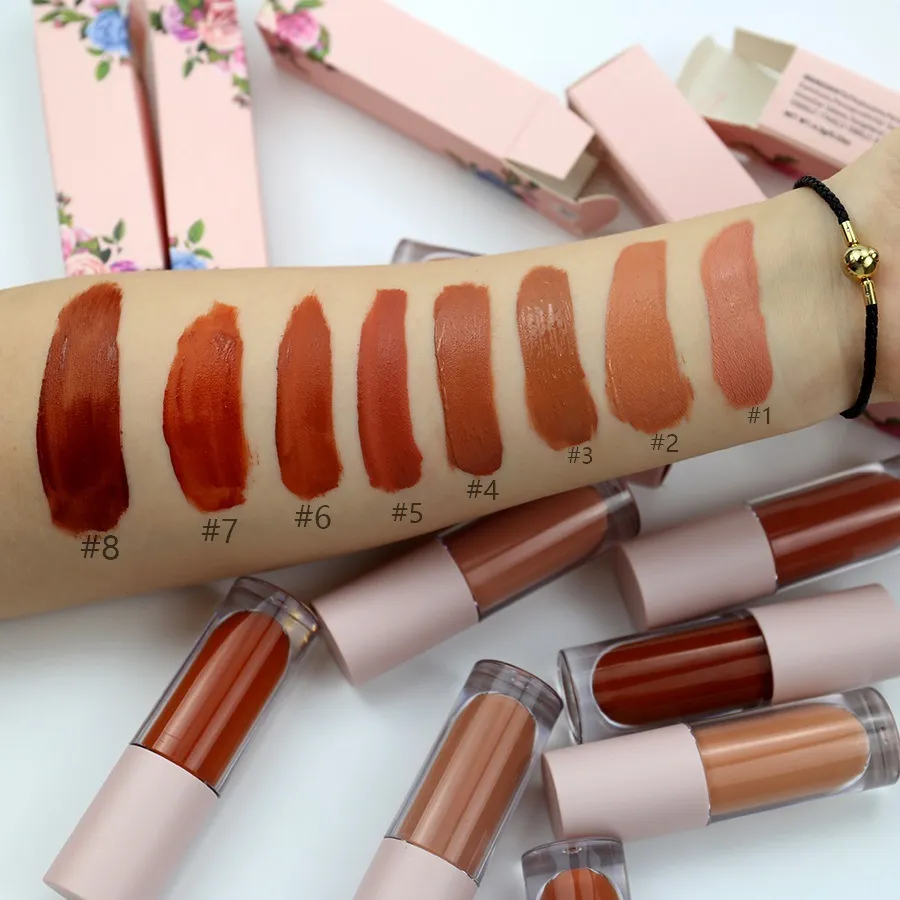 Matte Nude Liquid Waterproof Lasting Non Stick Cup Cosmetics Private Label Professional Lipstick Vendor Bulk1277542