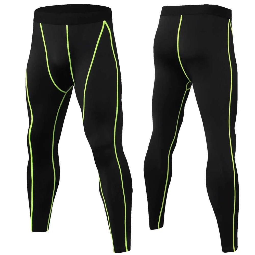 Moda spodnie dresowe Męskie Spodnie fitness Running Training Oddychające Szybkie Suszenie Spodnie Mężczyźni Elastyczne Rajstopy