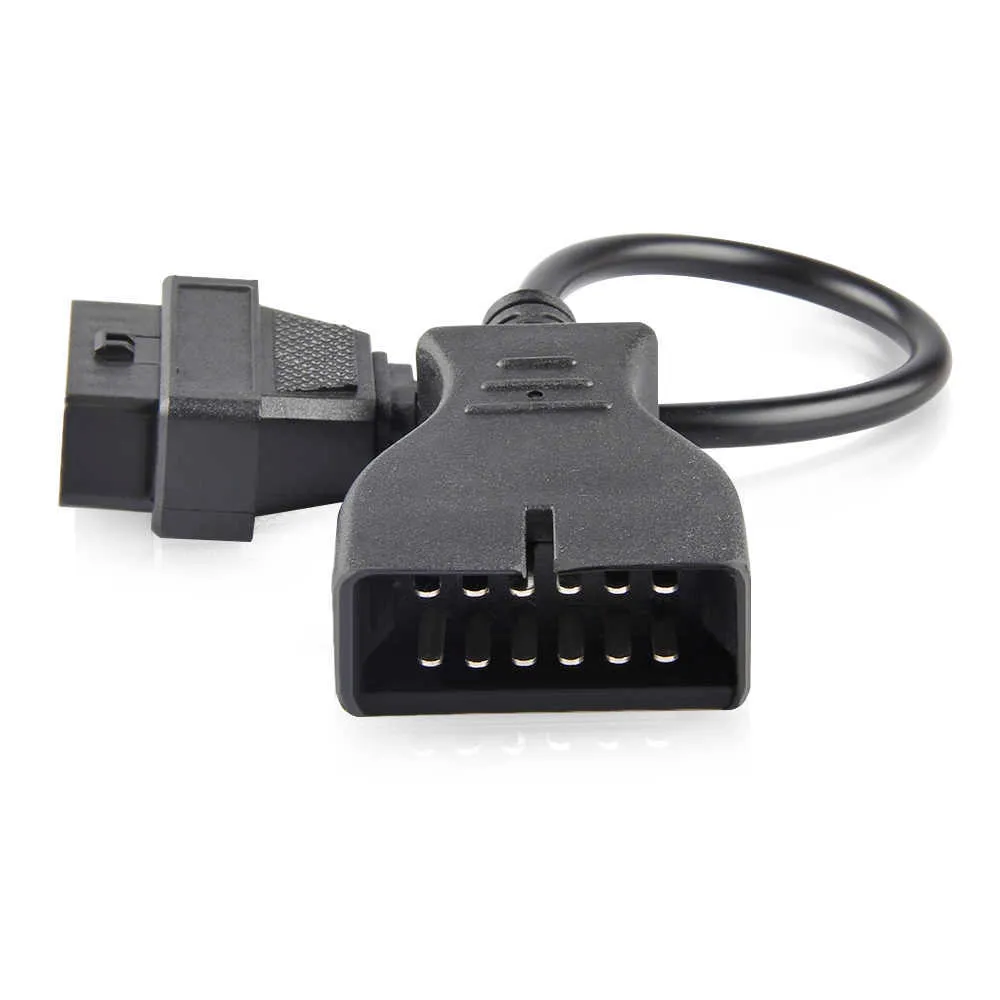 2021 Newest OBD 2 OBD2 Connector for GM 12 Pin Adapter to 16Pin Diagnostic tool Cable GM 12Pin For GM Vehicles New