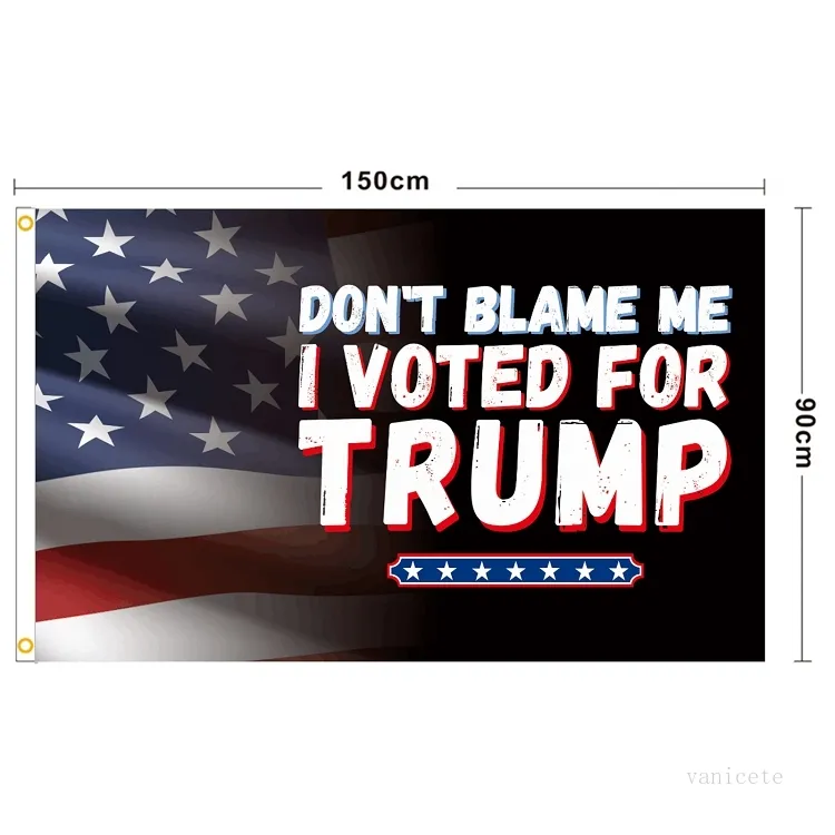 Party Supplies Trump flags 2024 US presidential election flag DONT BLAME ME I VOTED FOR TRUMP 90*150cm T2I52147