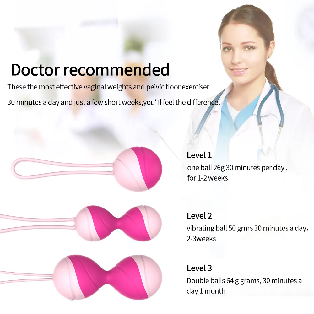 Kegel Balls vibrateur oeuf vibrant jouets sexy pour femme télécommande exercice serré Vaginal Ben Wa Geisha Muscle Shrink7600408