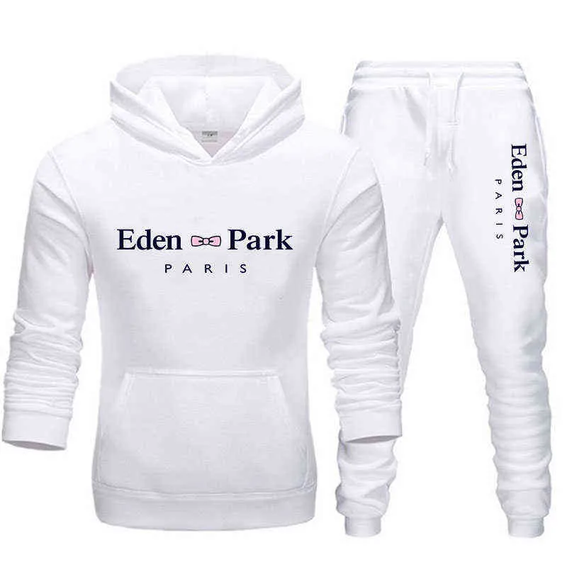 2021 Moda Adam SetTracksuits Erkekler Sonbahar Kış Marka Hoodies ve Pantolon Uzun Kollu Koşu Takımları Streetwear Atletik Setleri G1217