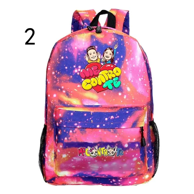 Plecak Kids Me Conto te School Women Teenager Beautiful Travel Boys Bookbag Torby dla dziewcząt 16 cali Mochila240k