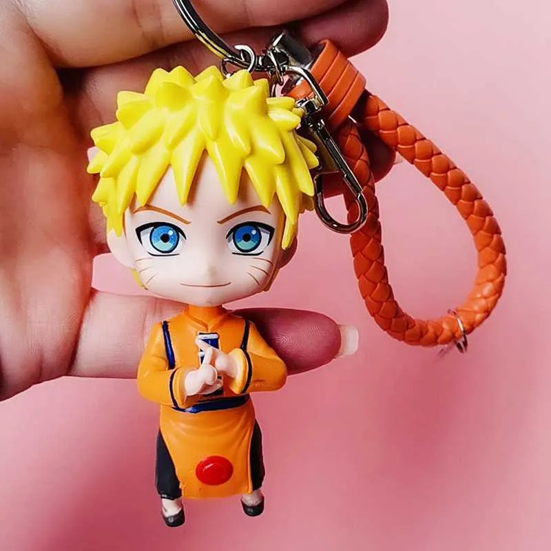 6 sztuk / zestaw akrylowy breloczek Kakashi Gaara Sasuke Akatsuki Członkowie Keychain Itachi Wisiorki Keyring Cosplay Prezent H0915