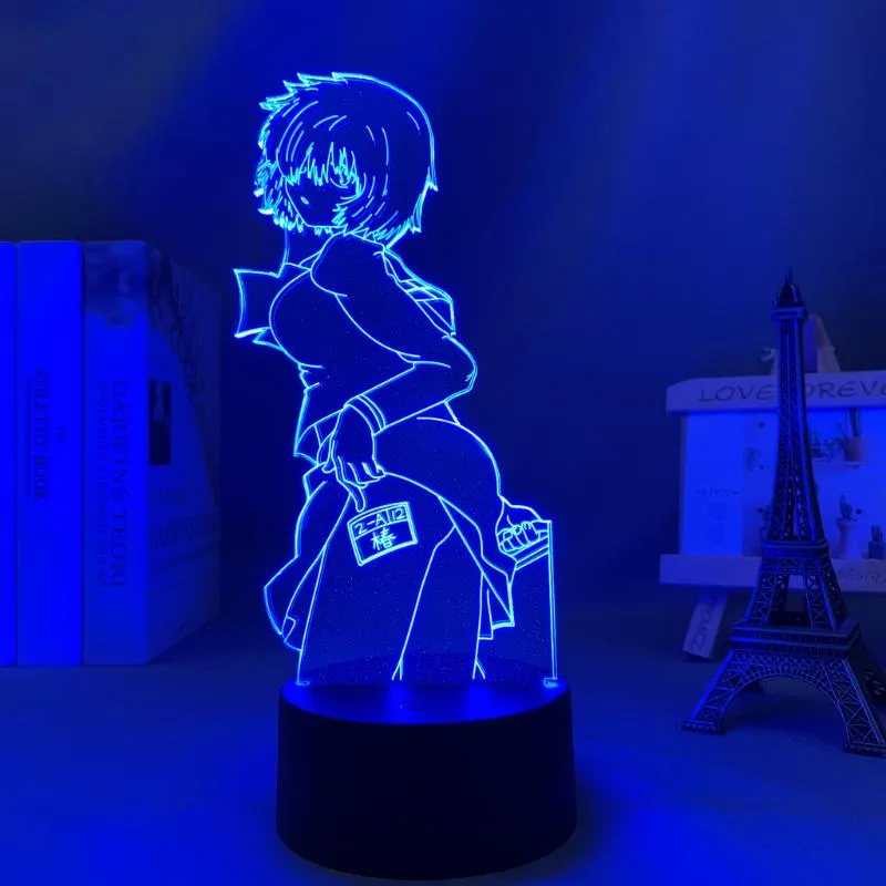 Gece Işıkları Gizemli Kız Arkadaşı X Urabe Çocuk Yatak Odası Dekorasyonu Doğum Günü Hediye Odası Masası Akrilik 3D LAMP214Z