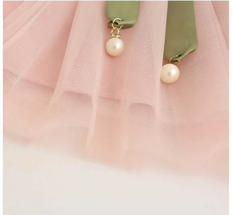 Розничная летняя девочка одежда комплекты арбуза напечатанная футболка + марлевая юбка из двух частей модные наряды детей E869 210610