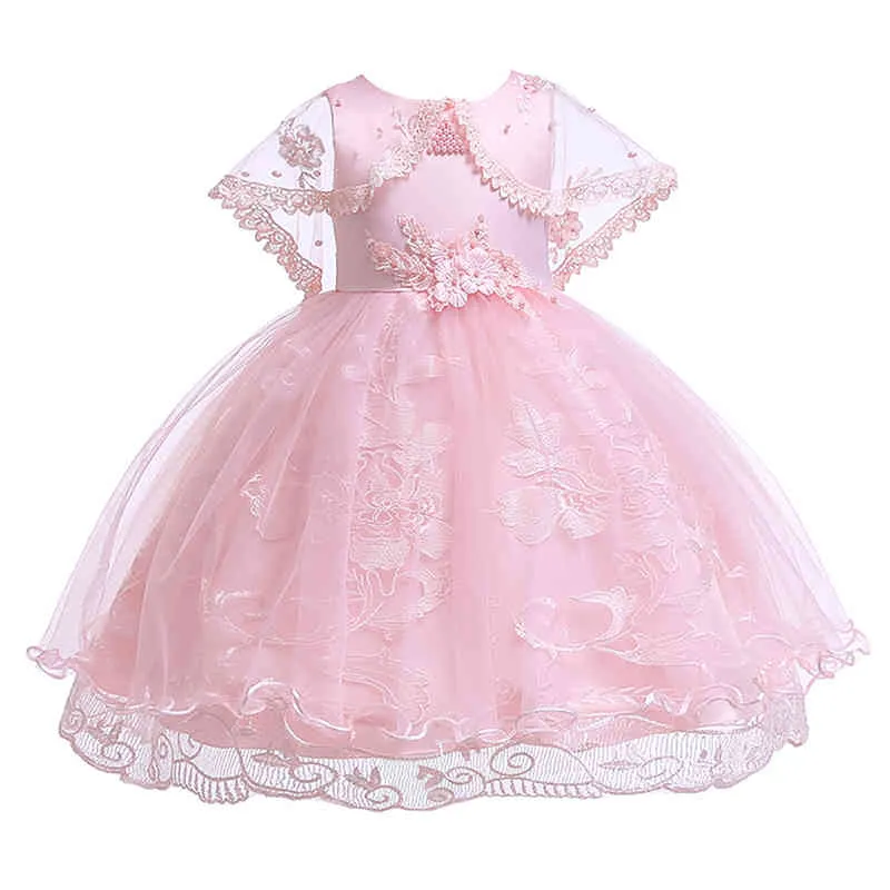 Lzh Kids Kleider für Mädchen Spitze Prinzessin Kleid weiße Blume Mädchen Hochzeitskleid Kinder Geburtstagskleid Kinder Kleidung 2103439720