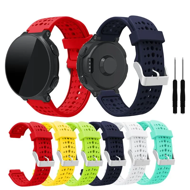 Watch Bands For Garmin Forerunner 235 WatchBand Silicone Strap Bracelet 220 620 630 735XT 235Lite Accessories234G