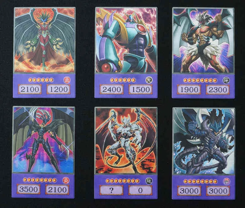 Evil HERO Archetype Series Anime Style Cards Yugioh GX Dark Jaden Yuki Deck SP King Evil Judai Token YGO Orica G220311