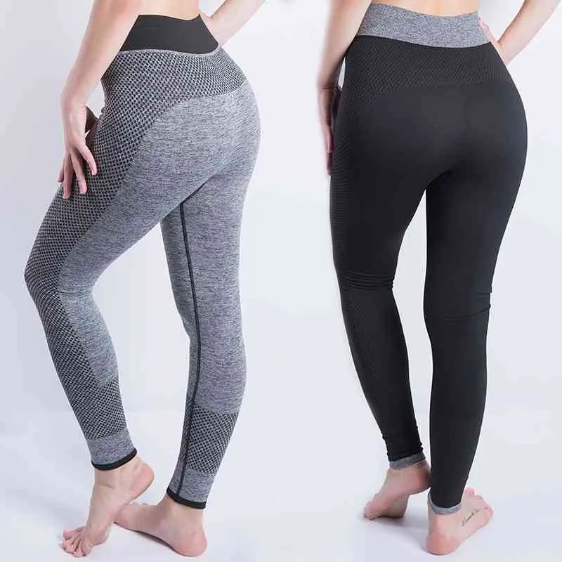 Vrouw Naadloze Yoga Leggings Sport Broek Dames Pantalones Deportiva Mujer Running Fitness Broeken Gym Kleding Vrouwelijke 210514