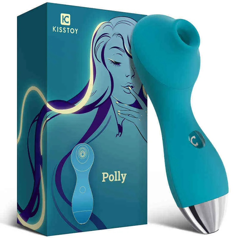 NXY Vibrators Kisstoy Polly Magic Vaginal Suction Device Female Masturbation Sucking Clitoris Stimulation Vibrator Fun Products 0124