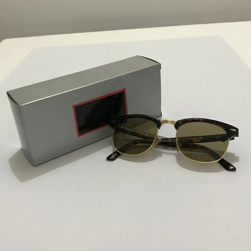 Klasyczna marka retro okulary przeciwsłoneczne luksusowe designerskie zespoły okularyczne zespoły metalowe złote ramy projektant słonecznych okularów mężczyzn Kobiety Okulary przeciwsłoneczne2570