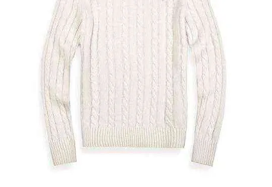 Dorywczo O-Neck Jesień Zima Dzianiny Sweter Marka Ralp Mały Koń Kobiety Długie Rękaw Jumper Stałe Panie Styl Pullover Knitwear Y1110