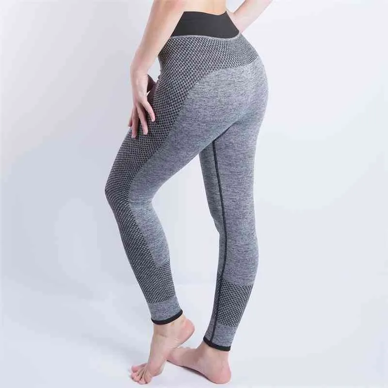 Vrouw Naadloze Yoga Leggings Sport Broek Dames Pantalones Deportiva Mujer Running Fitness Broeken Gym Kleding Vrouwelijke 210514