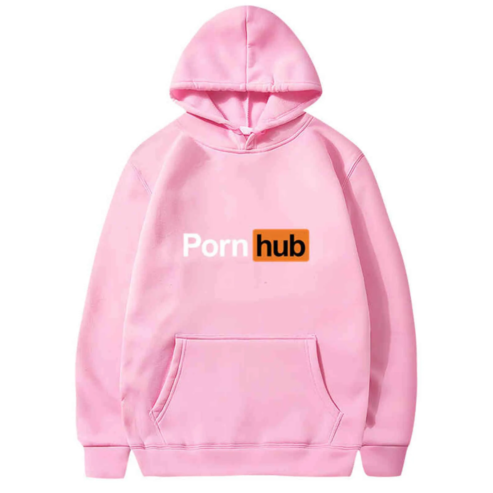 Gedrucktes Sweatshirt PORN HUb Street Dance Street Kleidung Herren Damen Frühling und Herbst Mode Männer Hoodies 211116