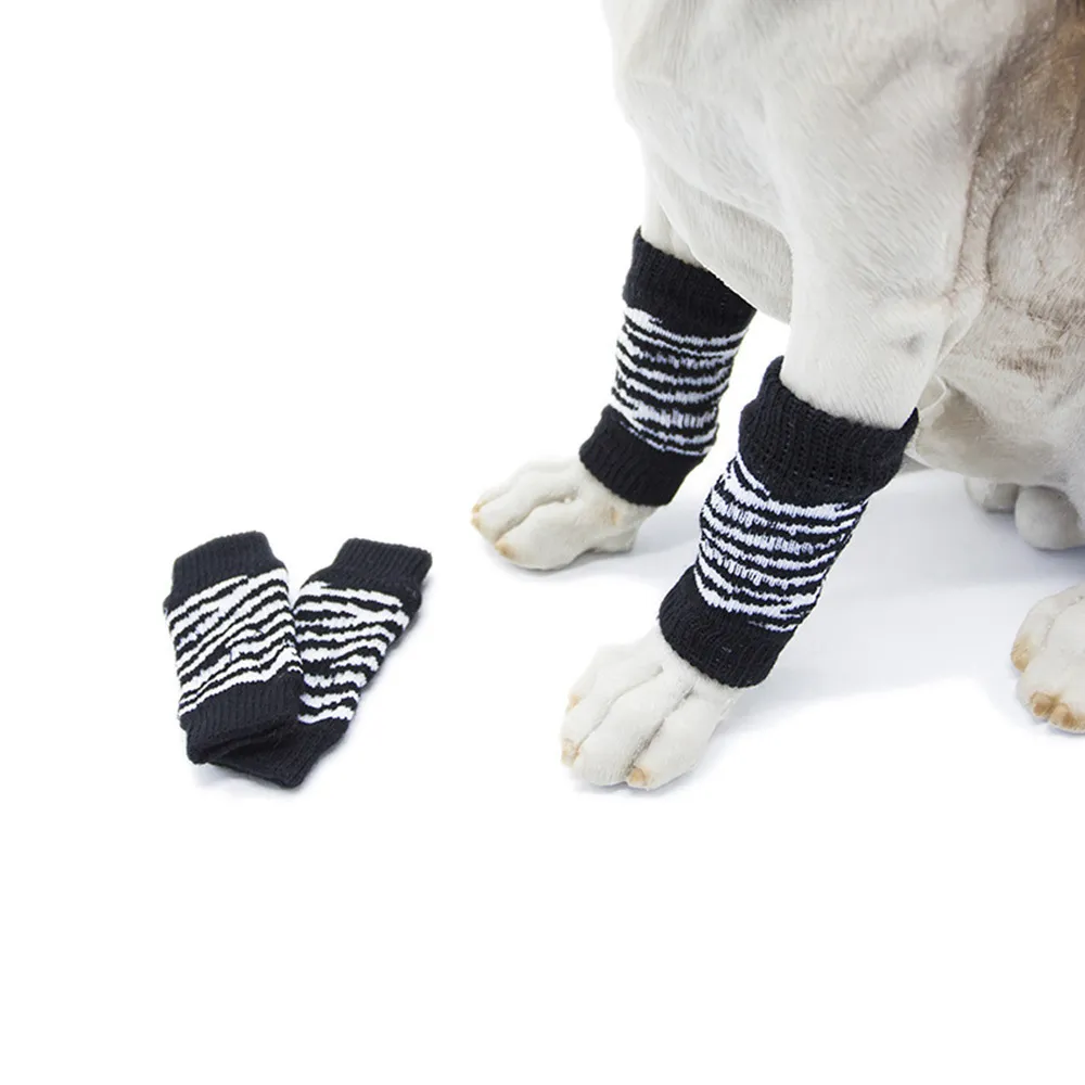 Chaussettes de jambe de chien Socks de compagnie de protection des chaussettes de compagnie pour les chiens d'arthrite courte y04263993902