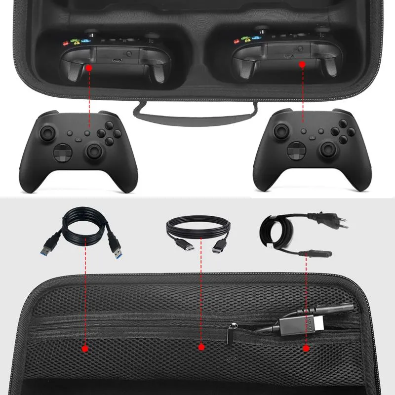 Storage Bags Game Console Bag For Xbox Series X Protective Case System EVA Carry Travel Handbag Accessories231U