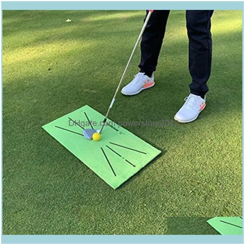 Golf Training Mat Swing Detection Hitting Indoor Practice Aid Cushion Golfer Sports Accessories Aids