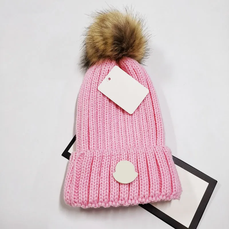 Gorro infantil de designer, chapéu quente de inverno para crianças, gorros de malha, chapéus para meninos, adequados para 1-12 anos de idade, 241g