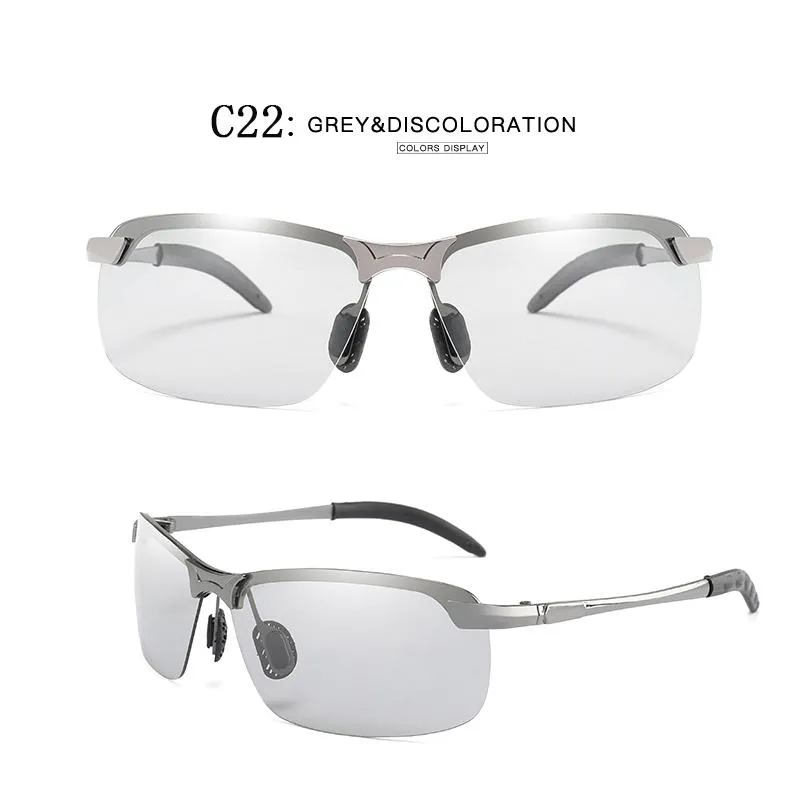 Fahren polaroid Sonnenbrillen Metall Rahmen Sport Sonnenbrille Männer polarisierter Vintage -Fahrer Retro -Brille für UV400286R