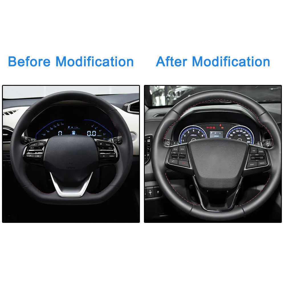 Car Buttons Steering Wheel Cruise Control Remote Volume Button With Cables For Hyundai ix25 creta 1 6L Bluetooth Switches254F