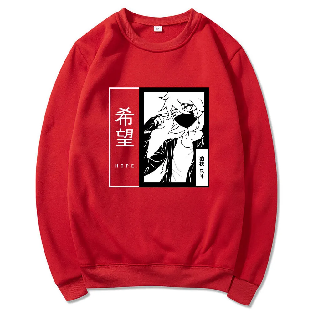 Anime Kokichi Oma Erkekler / Kadın Kazak Kazak Gerçek ve Yalanlar Oyunu Hoodies Bahar Yaratıcılık Tişörtü Unisex Harajuku Hoodie Y0319