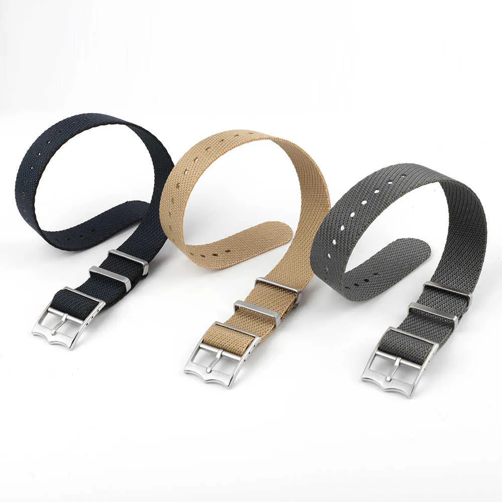 Cinturino orologio Nato 20mm 22mm Sostituzione cintura di sicurezza Premium in nylon intrecciato cinturino orologio in tessuto Tudor H09158736900266T