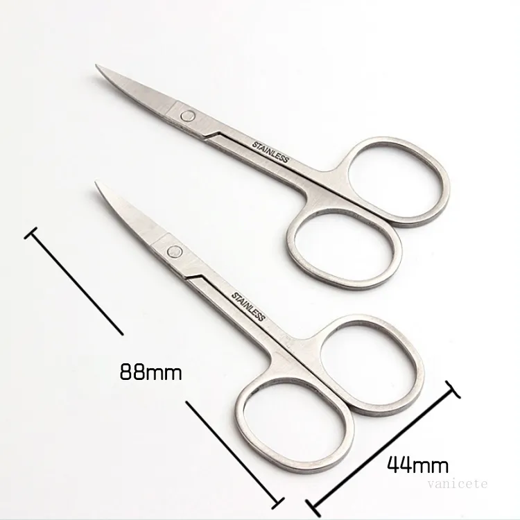 Home Stainless Steel Small Eyebrow Scissors Hair Trimming Beauty Makeup Nail Dead Skin Remover Tool T2I519095631512