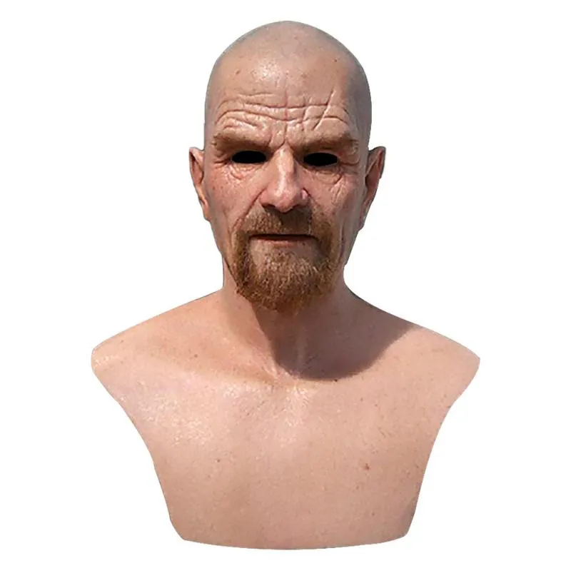 Andere Event Party Supplies Film Promi Latex Maske Breaking Bad Professor Mr White Realistisches Kostüm Halloween Karneval Cosp292y