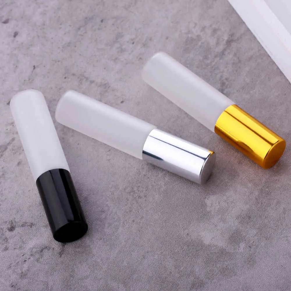 5ml Frosted Glass Essential oil roll-on bottle Perfume mini Refillable Perfume Bottle Small sample