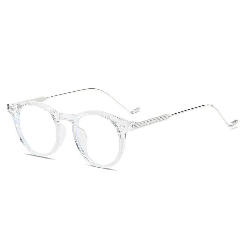 Lunettes de soleil rétro Anti-rayon bleu, verres d'ordinateur pour femmes et hommes, verre rond, blocage de la lumière, lunettes de mode, cadres optiques 339F