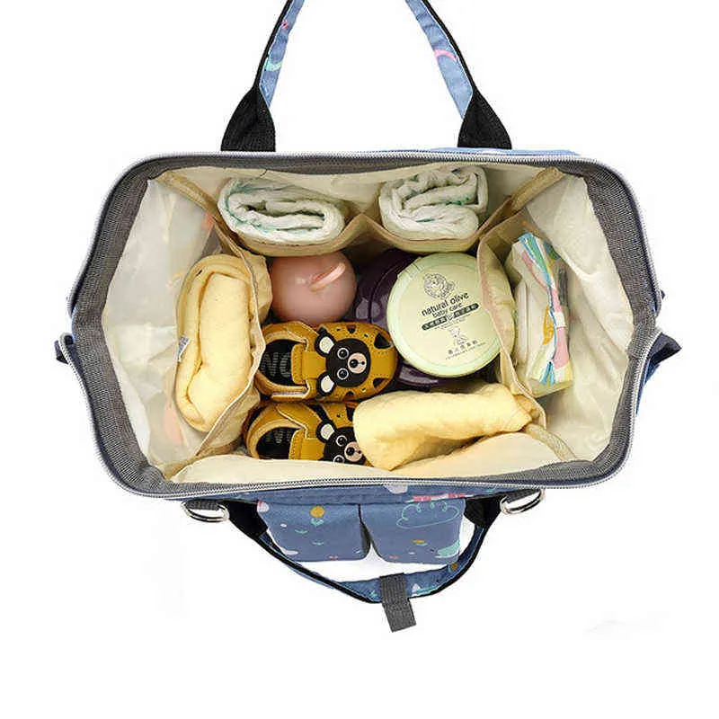 Mummy Large Capacity Diaper Bag Backpack Waterproof Outdoor Travel Diaper Maternity Bag Baby Diaper Bags Travel Bag For Stroller H1110