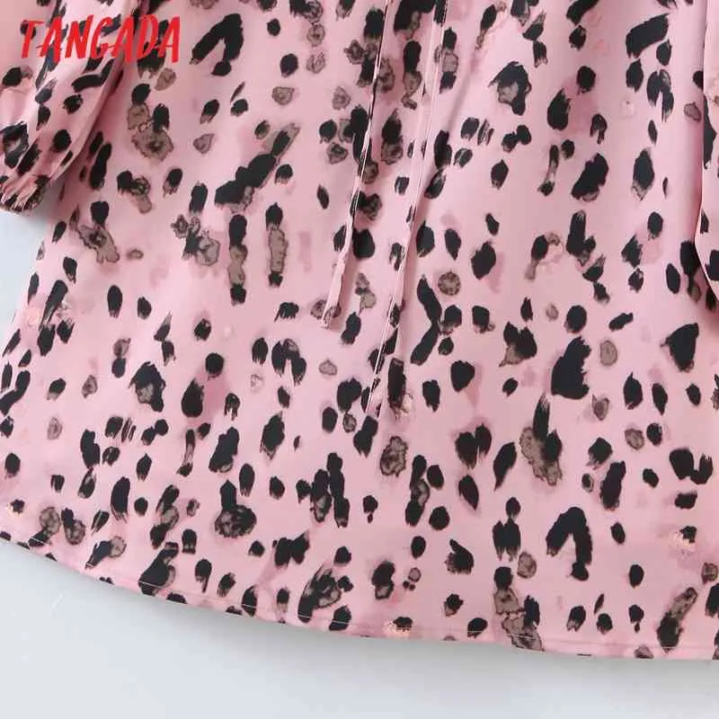 Moda Donna Leopard Print Off Spalla Arrivo Manica lunga Ladies Mini Dress Vestidos SL547 210416