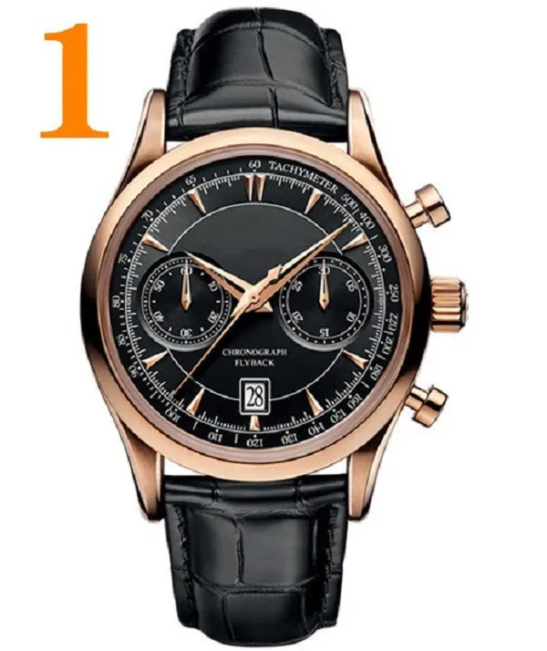 2021高品質の男性豪華な時計ファイブステッチシリーズすべてのダイヤルワークメンズクオーツウォッチトップブランド時計ファッションラウンドシェイプカー258W