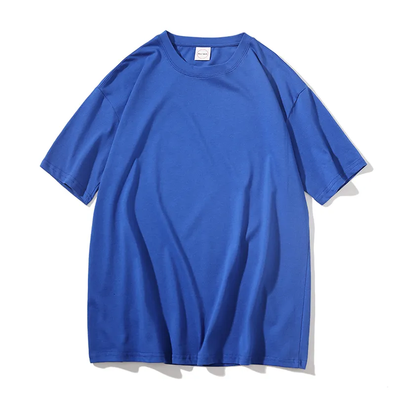 Ny Summer T-shirt solida färger Löst herr harajuku modedesign 100% bomull kort ärm o-hals tee skjortor s-3xl 210412