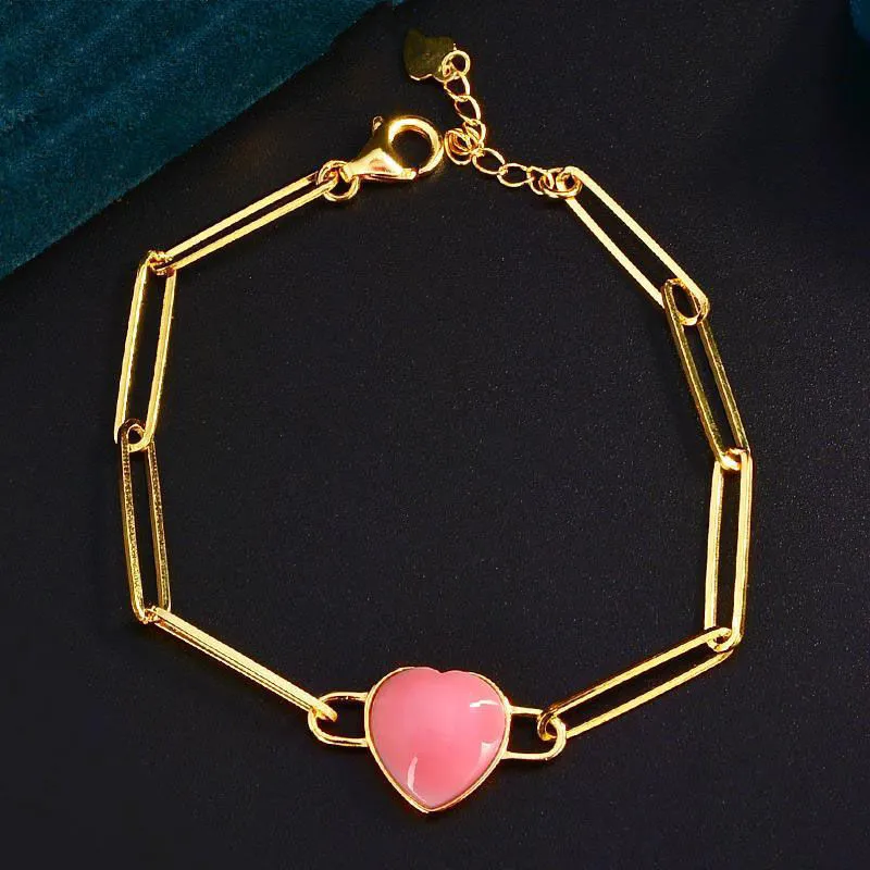 Inspiração design corrente rosa amor colar pulseira luz luxo requintado moda senhoras casamento prata jóias7499705