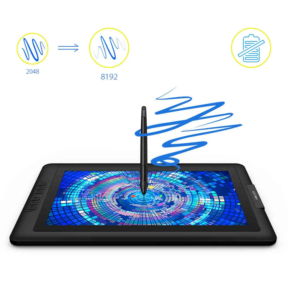 XP- Artist15.6 Drawing tablet Graphic monitor Digital Display Graphics with 8192 Pen Pressure 178 degree of visual angle