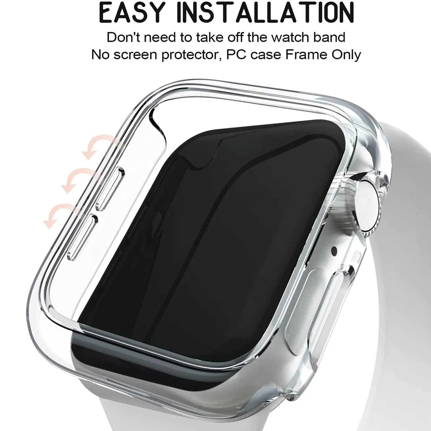 Fall Für Apple Uhr 7 Fall 41mm 45mm 44mm 40mm 42mm 38mm Zubehör PC Protector stoßstange Abdeckung iWatch serie 6 se 5 4 3 Case9997618