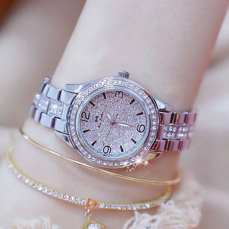 女性ウォッチデザイナーゴールドラグジュアリーブランドスタイリッシュダイヤモンド女性の腕時計女性時計モントレマ