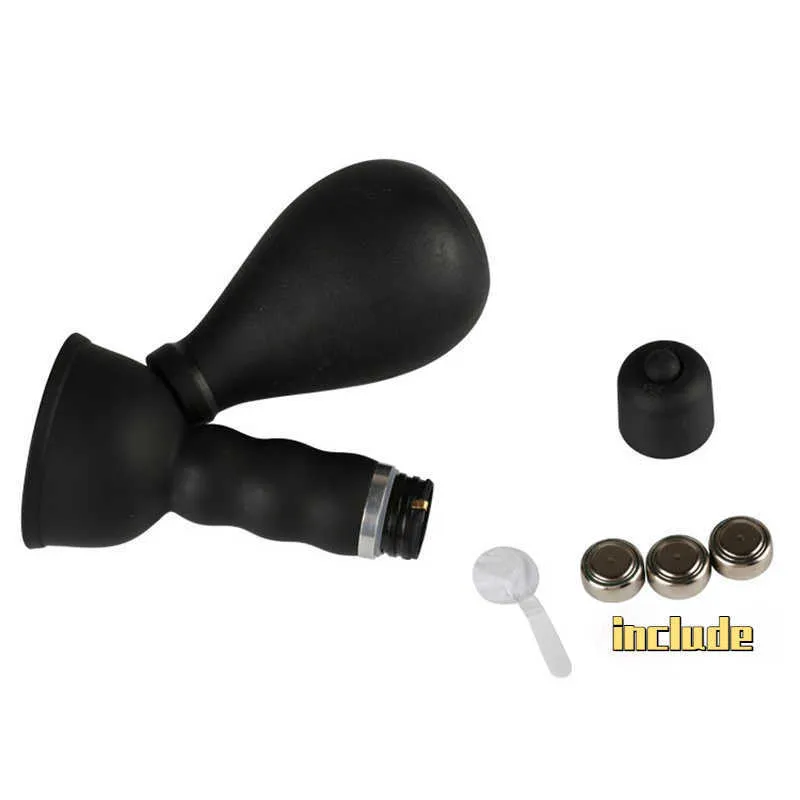 Massageartikel Silikon Nippel Sauger Vibrator Brust Nippel Muschi Klitoris Massagegerät Vakuumklemmen Pumpe Weiblicher Masturbator For265e