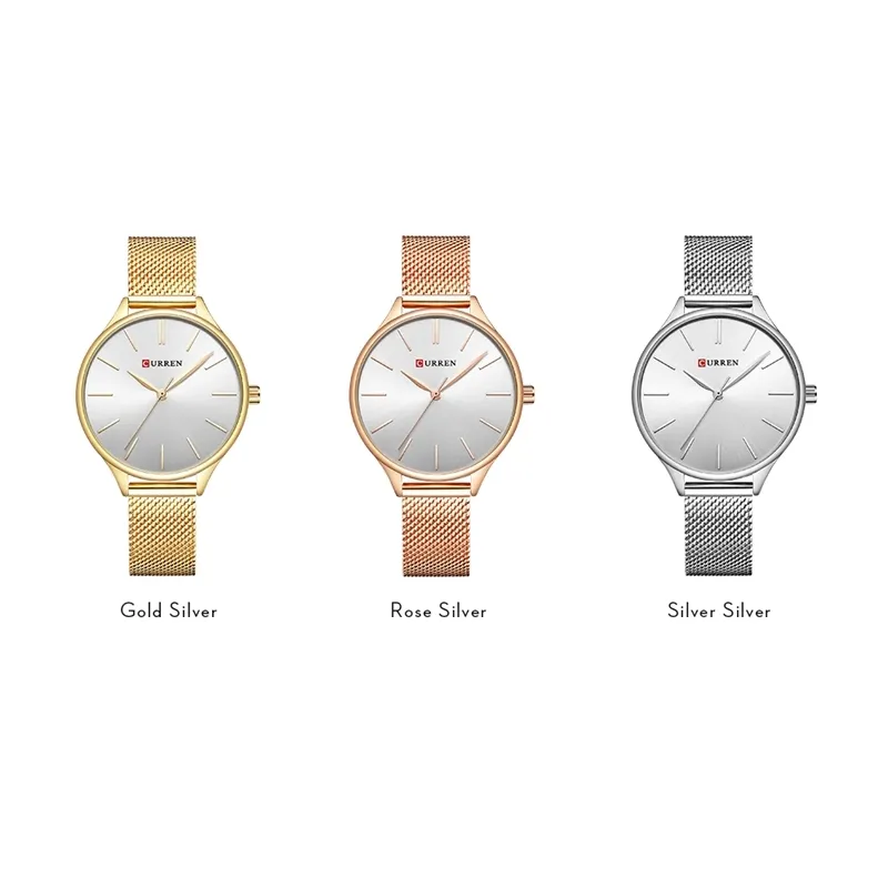 Montre-bracelet de luxe montres de luxe Relogio Feminino Horloge pour femme Milanais Steel Dame Rose Gold Gold Quartz Watch