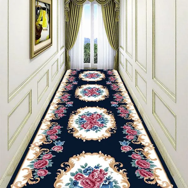 Creative Flower Carpets europeiska hallar Dörrat vardagsrum sovrum mattor mattor kök trappor matta anti-skid el331g