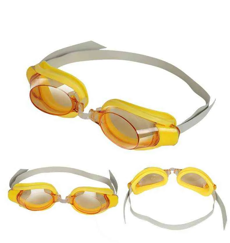 Verstellbare Schwimmbrille für Erwachsene, Kinder, Kinder, Schwimmbrille, Brillen mit Ohrstöpsel, Nasenklammer, Schwimmbecken-Zubehör, Y220428