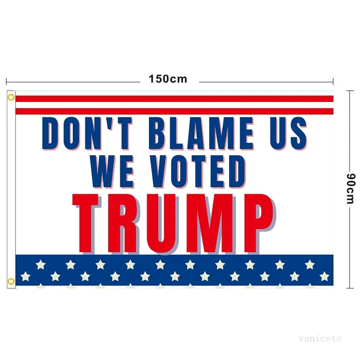 Party Supplies Trump flags 2024 US presidential election flag DONT BLAME ME I VOTED FOR TRUMP 90*150cm T2I52147