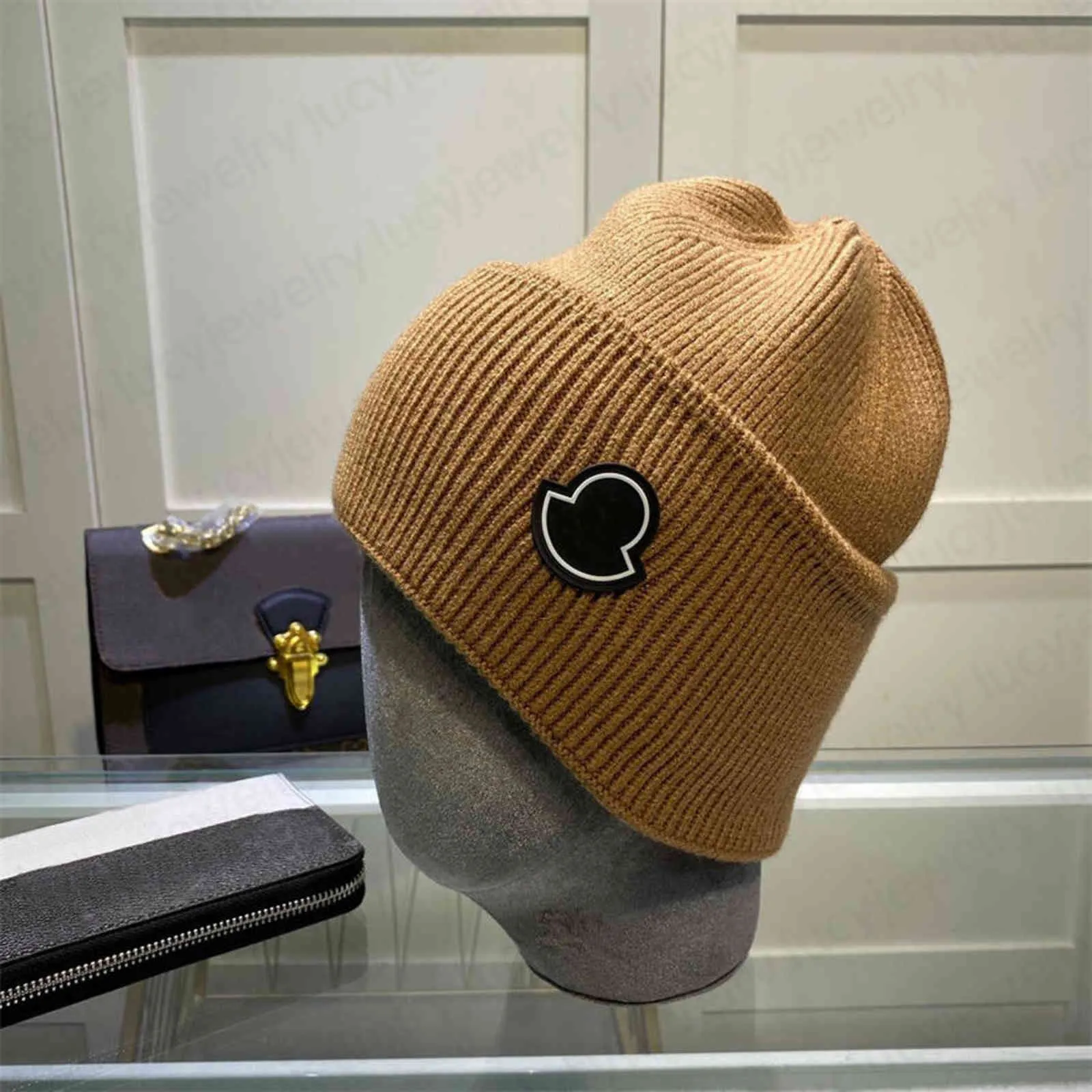 Designer-Schädelkappen, modisch, atmungsaktiv, warm, Kaschmir-Mütze, gute Textur, Hut für Mann und Frau, 5 Farben, hochwertig3130555