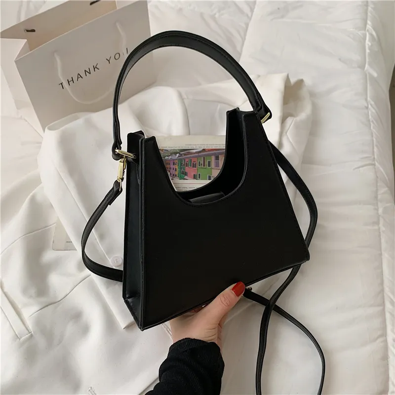 HBP shoulder bag 2022 classic women`s handbags PU Leather Designer bags fashion crossbody bag Wallets Plain Purse