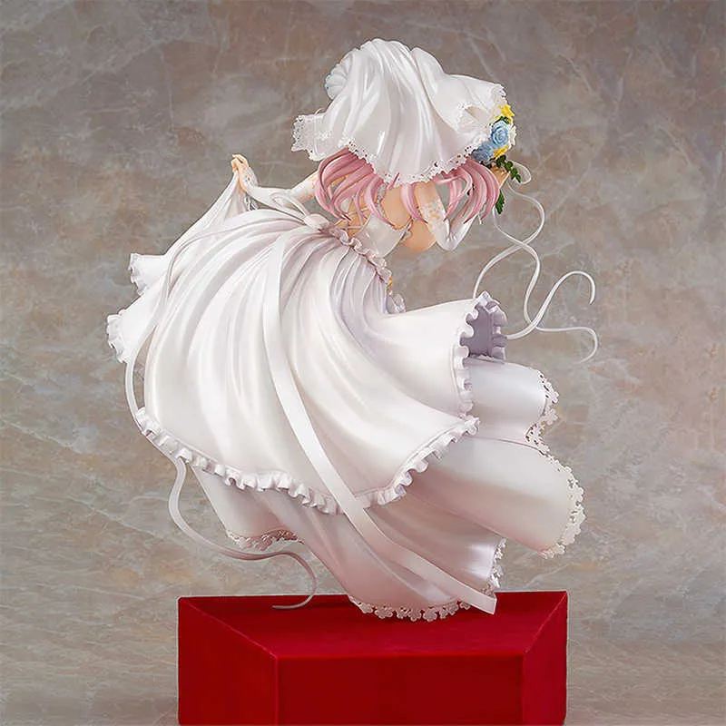Super Sonico Anniversary Figure toy Matrimonio ragazza sexy figura Action PVC Figure 27 cm Figure anime Giocattoli modello regalo di Natale Q0722